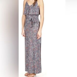 Michael Kors Chain Strap Paisley Maxi Dress S
